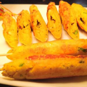 Paneer Cheese Seekh Kabab