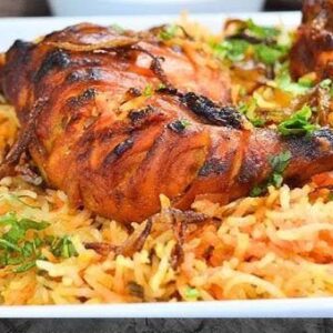 Chicken Tandoori Leg Biryani