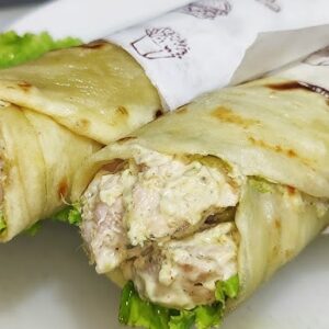 Chicken Malai Tikka Paratha Roll