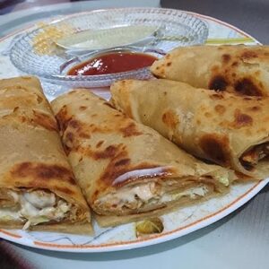Chicken Chatpata Paratha Roll
