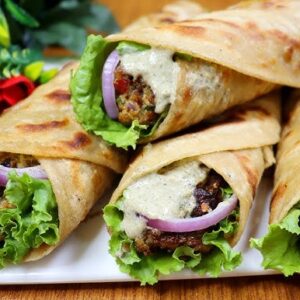 Mutton Malai Seekh Paratha Roll