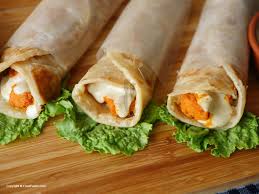 Chicken Cheese Tikka Paratha Roll