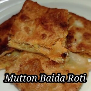 Mutton Deep Fry Baida Roti