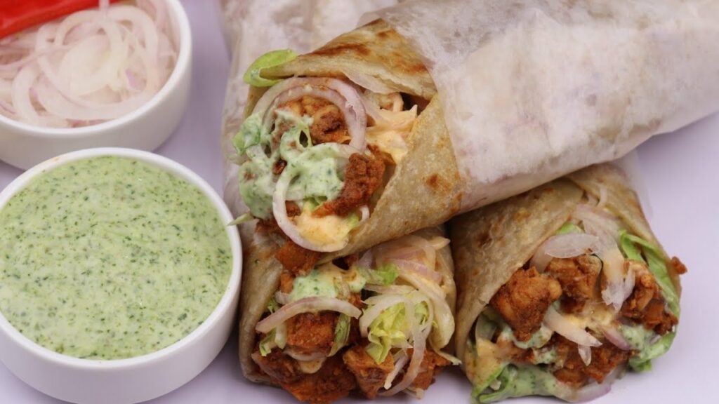 Chicken Tikka Paratha Roll